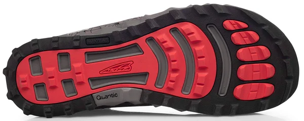Altra Men's Superior 4 Trail Running Shoe - Gray/Red, 10.5
