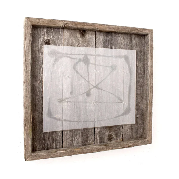 Rustic Farmhouse Plank Picture Frame - Rustic Red 8x10