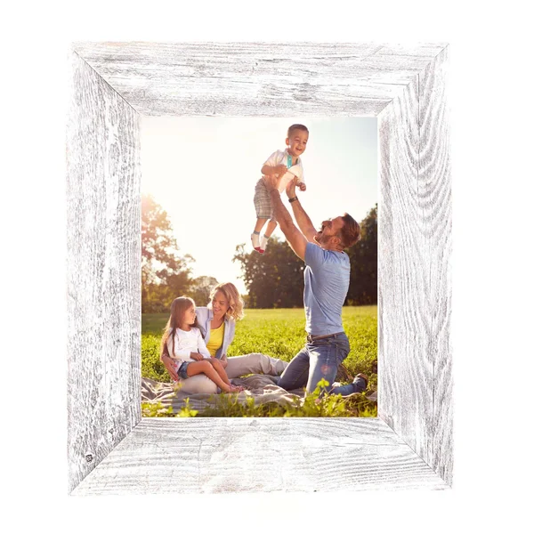 Rustic Farmhouse 3-Inch Picture Frame - White Wash 24x30