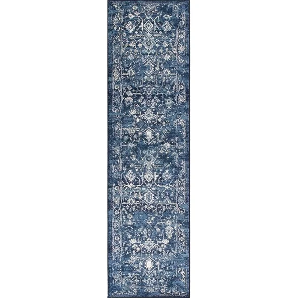 Kas Bob Mackie Home Vintage 1308 Grey Marrakesh Area Rug - 3&3x22 x 4&11x22
