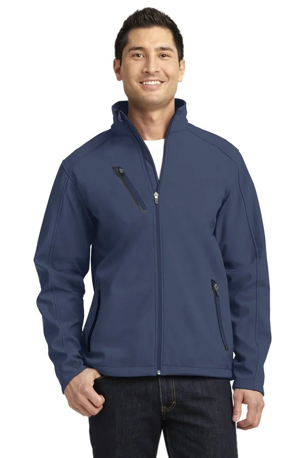 Port Authority J324 Welded Soft Shell Jacket 4XL Dress Blue Navy