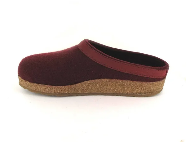 Haflinger GZL Colorful Grizzly Felt Clogs Grass Green, 41