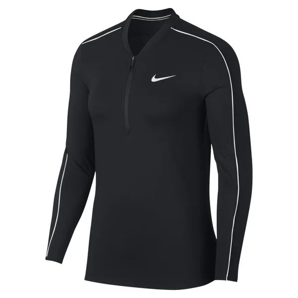 Nike Court Dry 1/2 Zip Top M - Black