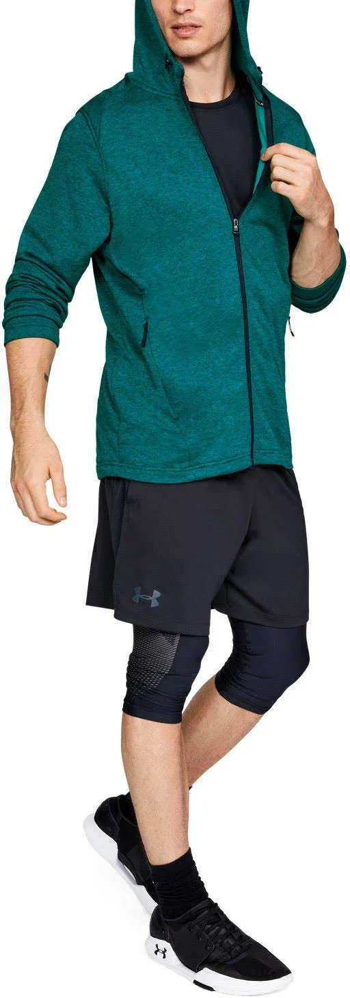 Under Armour Men's Mk1 Terry Full Zip Hoodie - Tourmaline Teal - Small