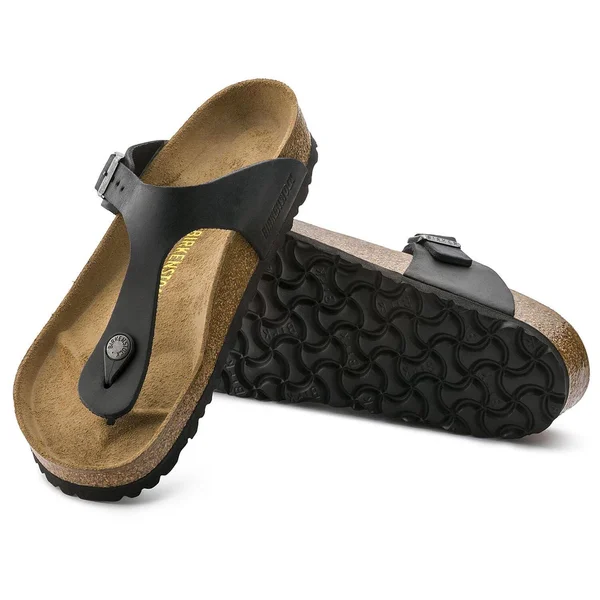 Birkenstock Gizeh - Leather (Washed Metallic Pink) Women's Sandals