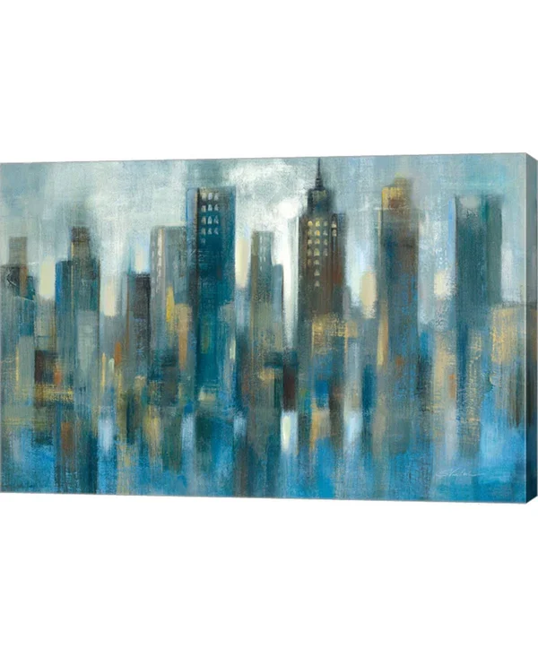 Metaverse Rhythmic Reflection Light by Silvia Vassileva Canvas Art - 30x22 x 20x22 - Multi