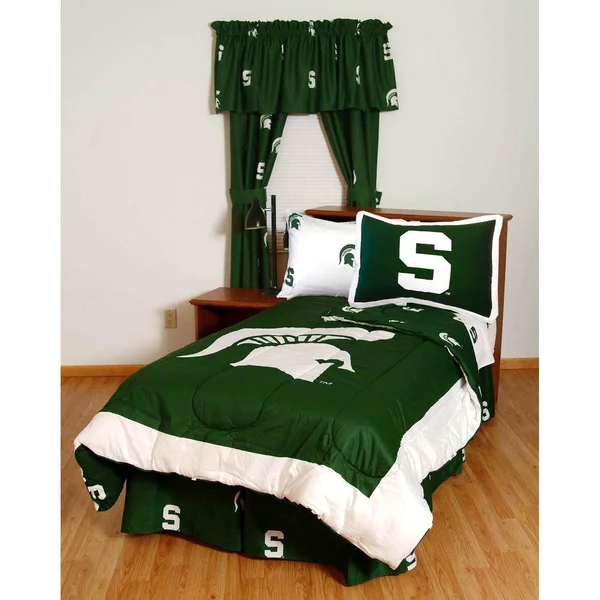 Michigan State Spartans Reversible Comforter Set - Full
