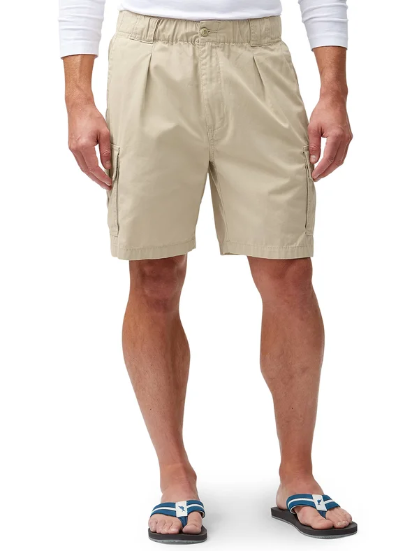 Tommy Bahama Men's Big & Tall Bahama Survivor Elastic-Waist Cargo Shorts - Shoreline - Size 3XLT