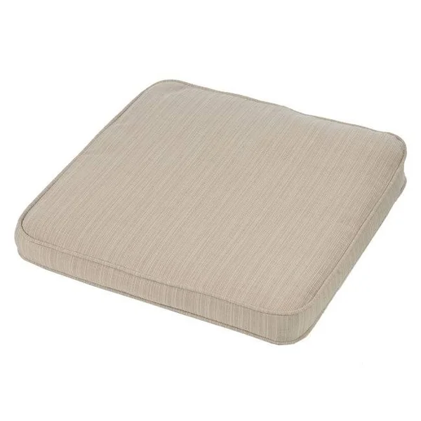 Humble and Haute Sunbrella Indoor/Outdoor Chair CUSHION, Corded - 20 in W x 20 in H, Size: 20 x 20, Black