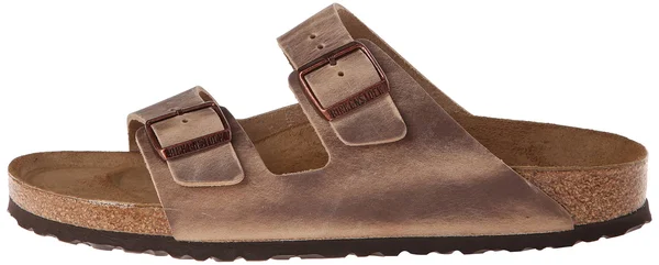 Birkenstock Arizona Soft Footbed Sandals - Oiled Leather Tobacco - 44