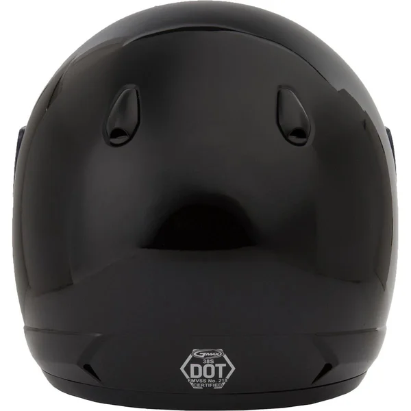 GMAX Gm38 Black Full Face Street Helmet