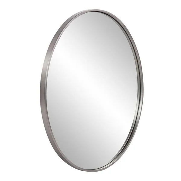 Howard Elliott Copenhagen Round Silver Mirror 94012