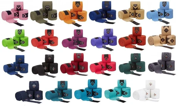 LeMieux Luxury Polo Bandages - Burgundy