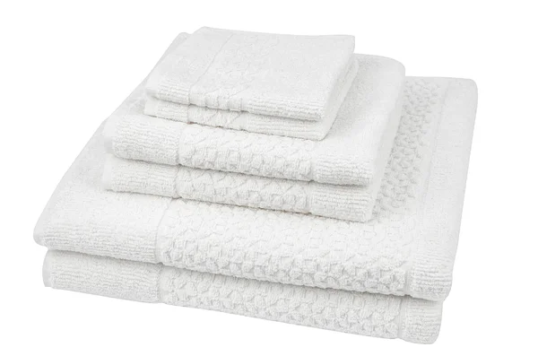 Mei-Tal Turkish Cotton Jacquard Towel Set of 6 White