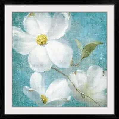 &Indiness Blossom Square Vintage IV& Danhui Nai Painting Print Laurel Foundry Modern Farmhouse Format: Black Frame, Size: 32x22