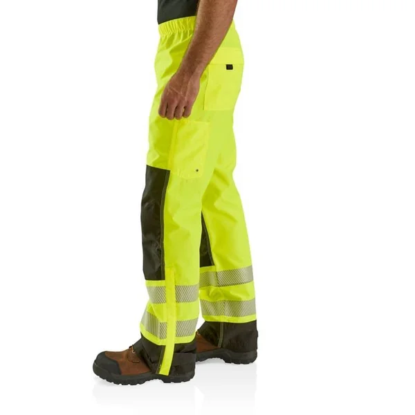 Carhartt Men's Brite Lime High-Visibility Class E Waterproof Pant