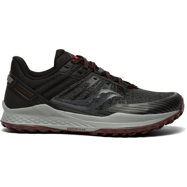 Men's Saucony Mad River TR 2 Black|Brick - Size 7M