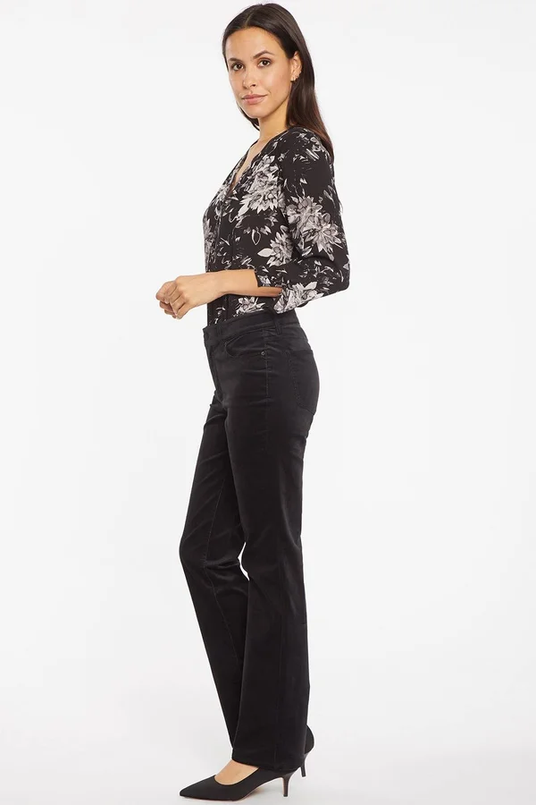 Nydj Women's Marilyn Straight Pants - Black - Black - 10