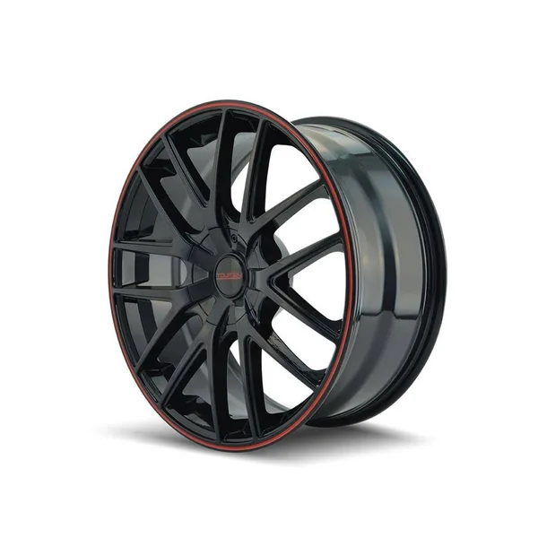 Touren Tr60 (3260) Black/Red Ring 18x8 5-110/5-115 40mm 72.62Mm
