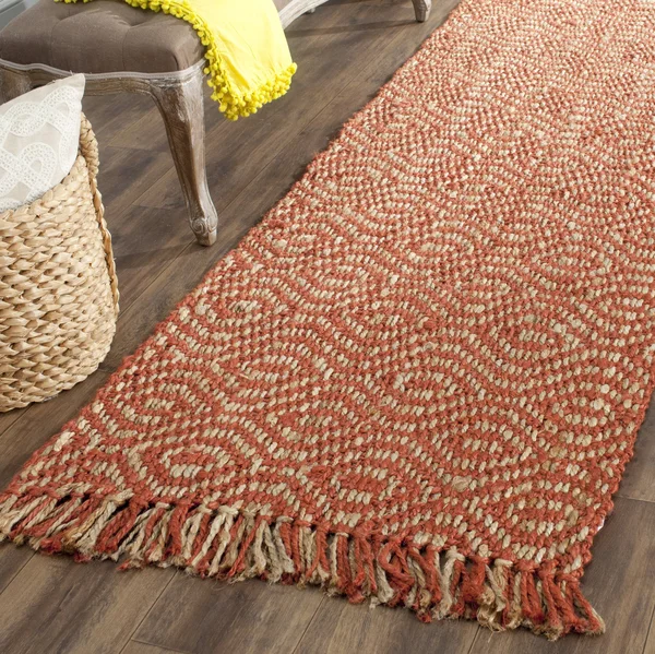 Safavieh Natural Fiber Rust (Red) Area Rug; 6& x 9&