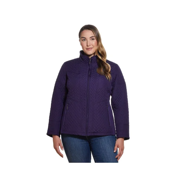 Weatherproof Women's Windbreakers and Shell Jackets Iris - Iris Side-Stretch Quilted Jacket - Women & Plus