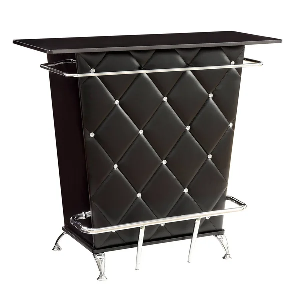 Furniture of America Fuero Black Bar Table