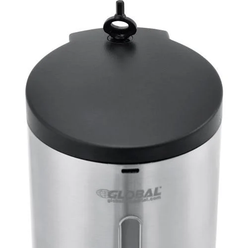 Global Industrial Automatic Foam Soap/Sanitizer Dispenser - 700 mL, Stainless Steel