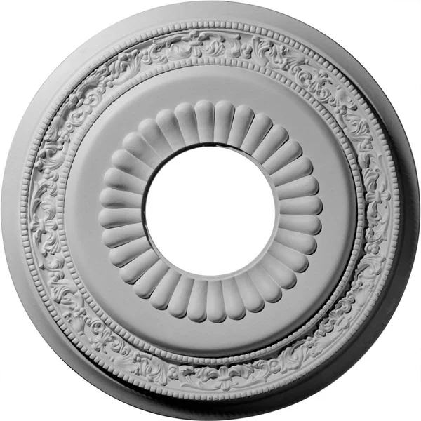 20 5/8x22OD x 6 1/4x22ID x 1 3/8x22P Lauren Ceiling Medallion (Fits Canopies Up to 6 1/4x22) - Hand-Painted Painted Turtle