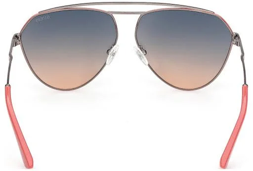 Guess GU7783 Sunglasses - 08b Shiny Gunmetal - Gradient Smoke