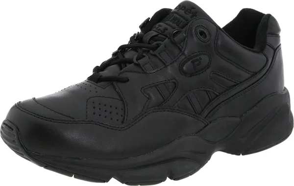 Propet Men's Stability Walker Shoe - Size: 7.5, Black