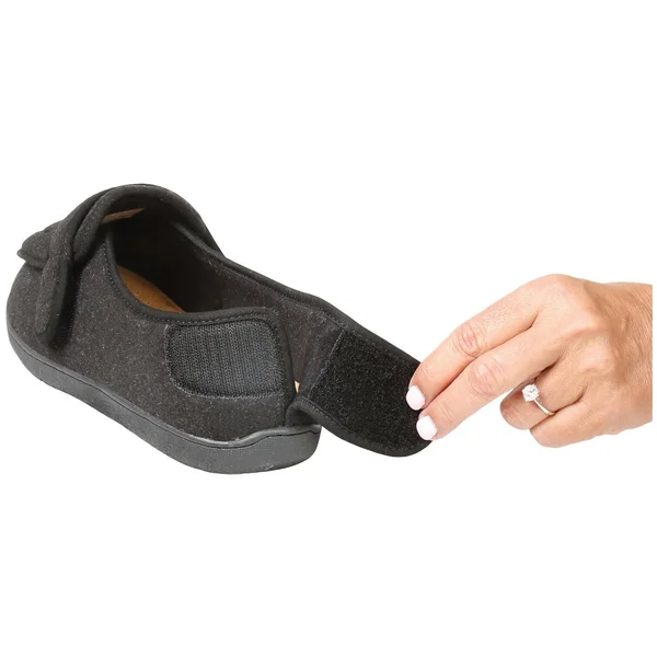 Men's Foamtreads Extra-depth Wool Slippers - for Sensitive Swollen Feet - Gray