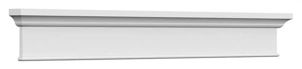 130 inch Bottom Width x 133 1/8 inch Top Width x 6 1/8 inchh x 1/2 inchp Craftsman Crosshead