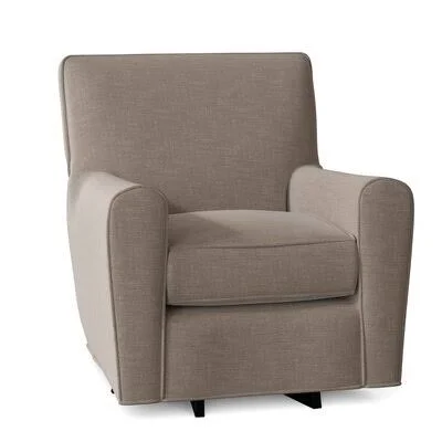 Venus 32x22 Wide Swivel Armchair Craftmaster Body Fabric: Fleek 41, Arm Covers: No