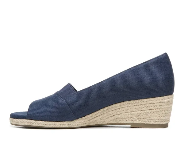 Women's LifeStride Sola Wedge Sandal - Navy - Size 7