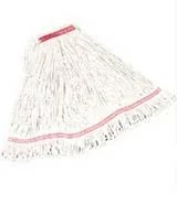 Swinger Loop Wet Mop Heads - Cotton/Synthetic, White, Large by Rubbermaid - RCPC113WHI