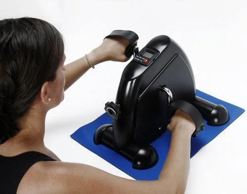 DMI Mini Exercise Bike, Mini Fitness Cycle with Mat