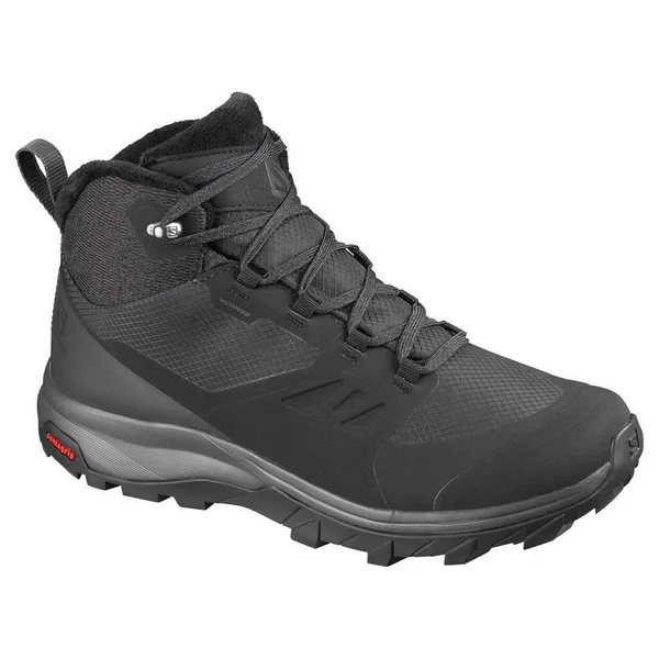 Salomon Outsnap CS Waterproof Winter Boot Women's - Black, 6