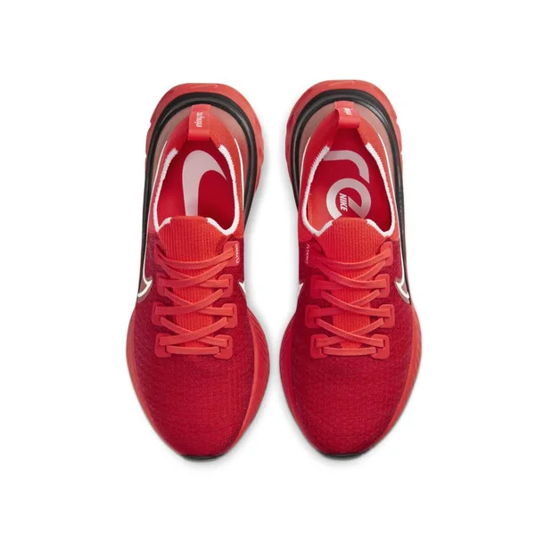 Nike Men's React Infinity Run Flyknit Shoes - Bright Crimson - 8.5