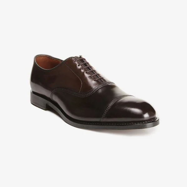 Allen Edmonds Park Avenue Shell Cordovan Cap-Toe Oxford - Brown