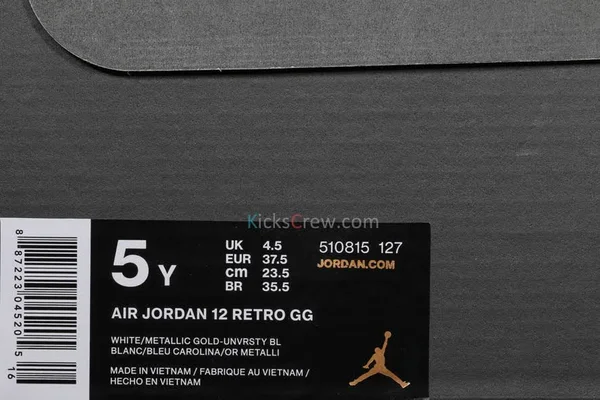Air Jordan 12 Retro GG - 3.5Y