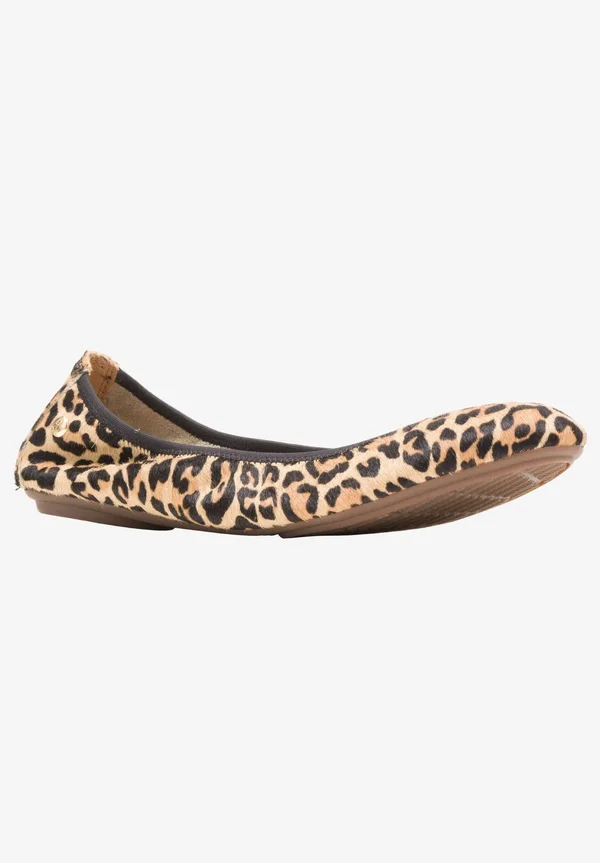 Hush Puppies Women's Chaste Ballet Flat - Size: 7, Leopard Calf Hair