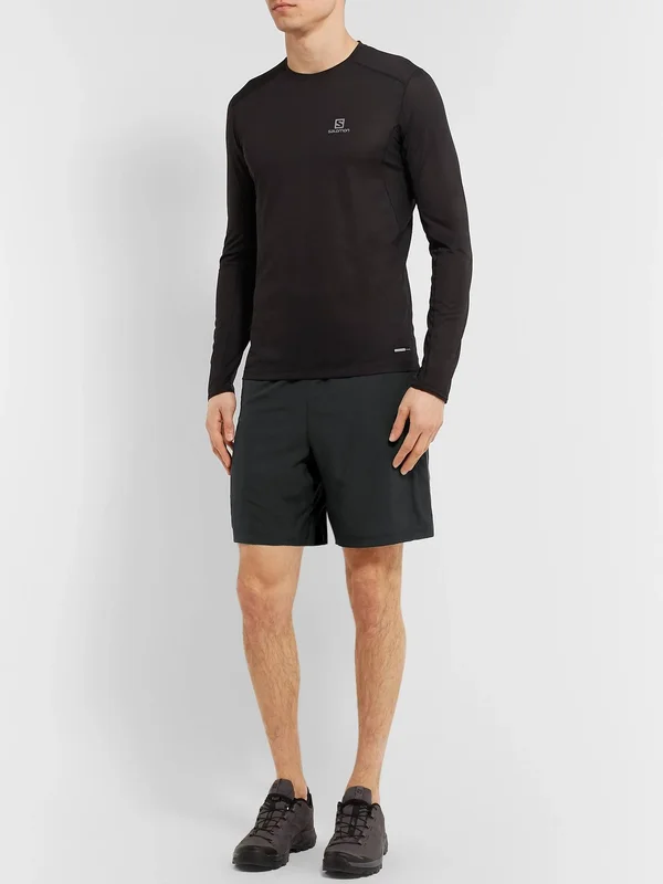 Salomon Men's Agile 2-in-1 Shorts Black L