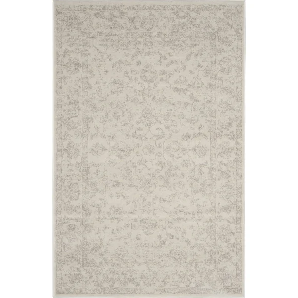 Safavieh CNG621C Carnegie Cream, Light Grey Area Rug - 9& x 12&