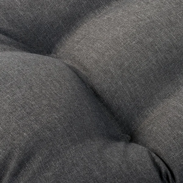 Haven Way Solid Tufted Loveseat Cushion - 44x19x3.5x22 - Medium Gray