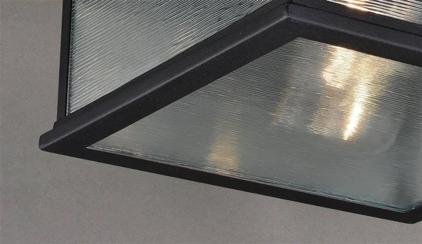 Vaxcel Cambridge 2 Light Outdoor Flush Mount, Oil Rubbed Bronze T0472