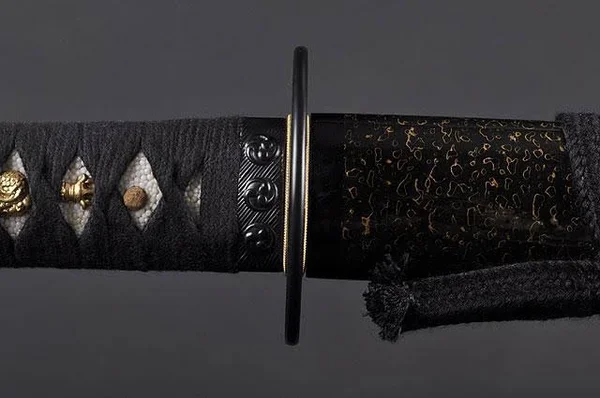 Handmade Sword - Fully Functional Samurai Katana Sword - 1045 Carbon Steel, Hand Forged Clay Tempered, Full Tang, Sharp, Tomoe Cr