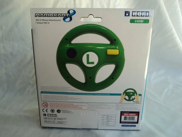 Hori Mario Kart 8 Racing Wheel Luigi for Wii U