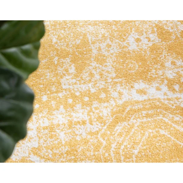 Unique Loom Yellow 9 ft. x 12 ft. Bromley Area Rug
