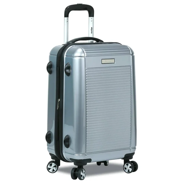Dejuno Venture 3-Piece Hardside Spinner TSA Lock Luggage Set - Black