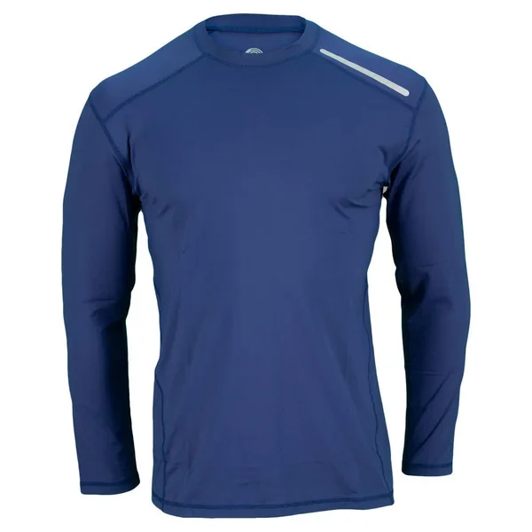 Bloquv Men's Long Sleeve Jet Tee Navy XL